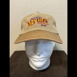 Vintage 2000 Mike & Mark’s Dry Heat Golf Classic Hat Old course Aussie Suede EUC